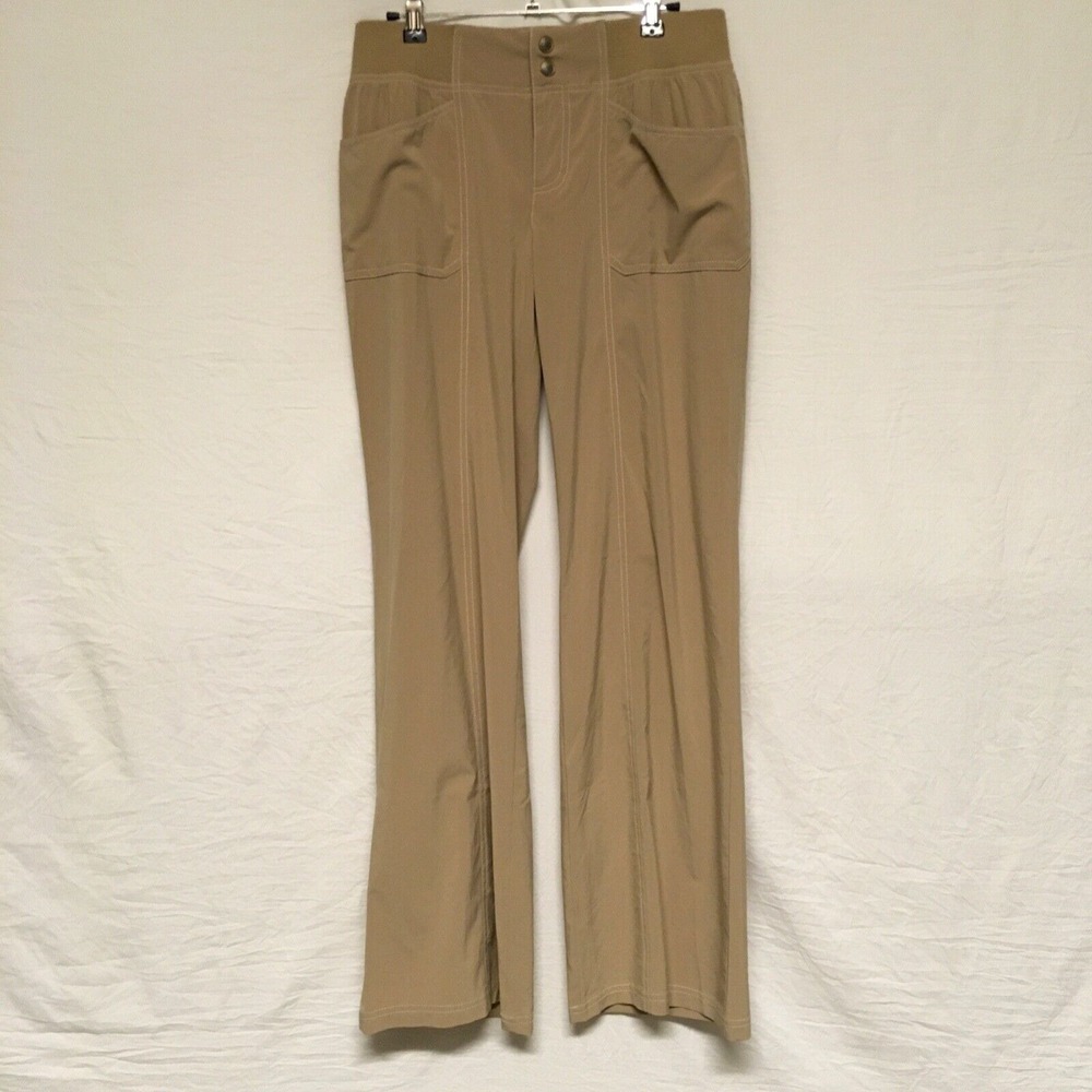 Athleta Tan Wide-Leg Track Pants